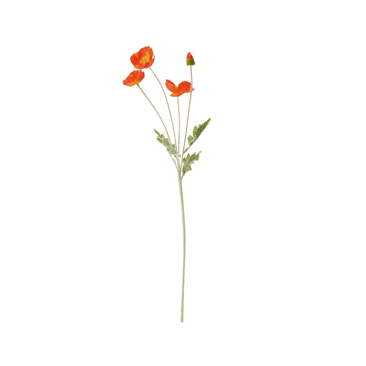 仿真罌粟花小號紅色