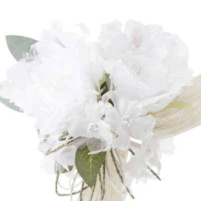 Bouquet Lace Peony S White