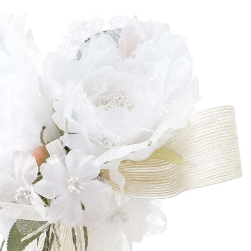 Bouquet Lace Peony S White