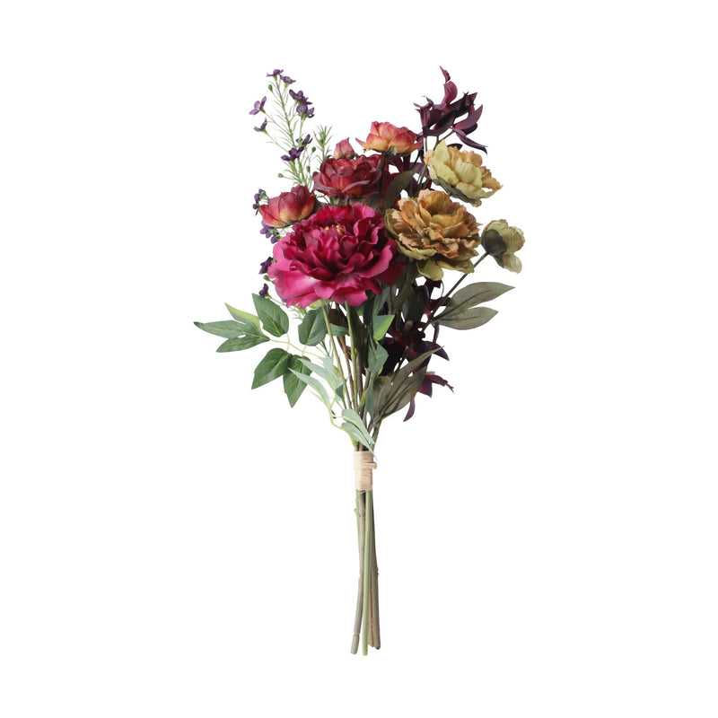 Bouquet Peony Leaf Mix Purple