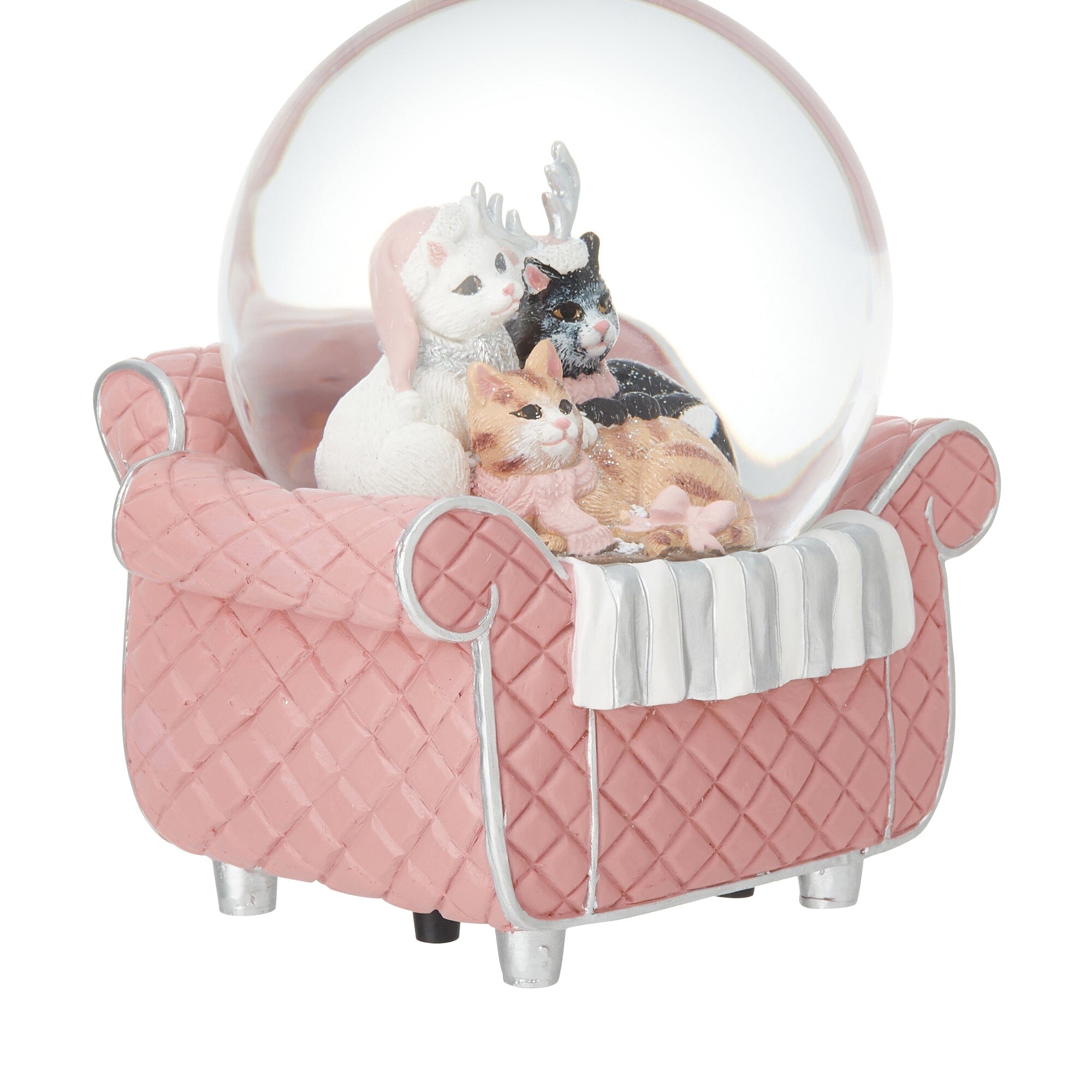 Snow Globe Cat Sofa Large Pink