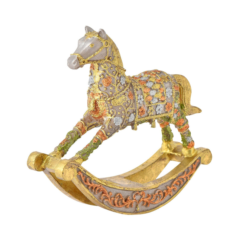 Resin Object Rocking Horse Pink