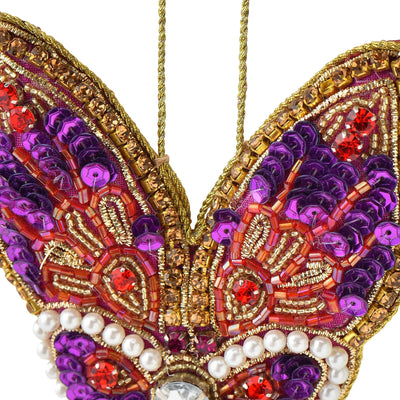 Beads Ornament Butterfly Pink