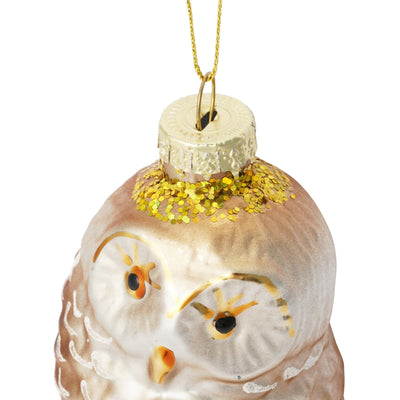 Glass Ornament Owl