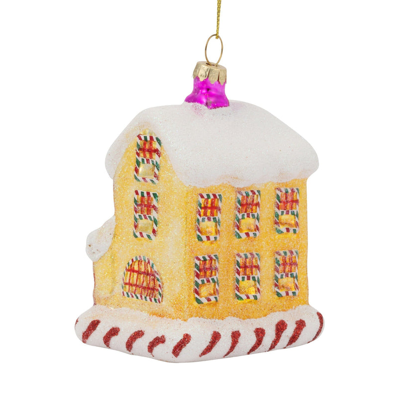 Glass Ornament Cookie House