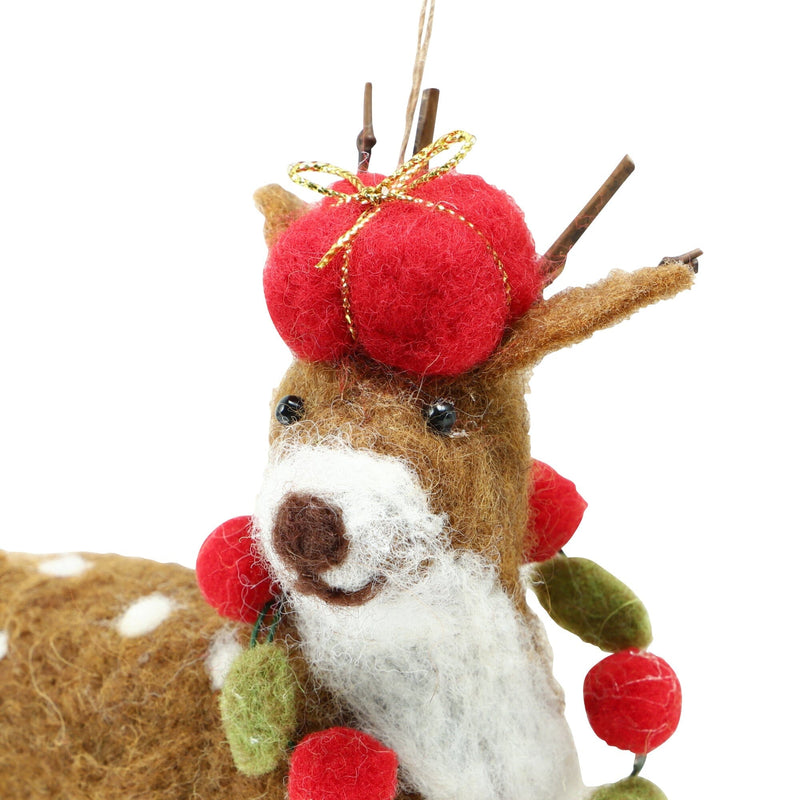 Fabric Ornament Reindeer