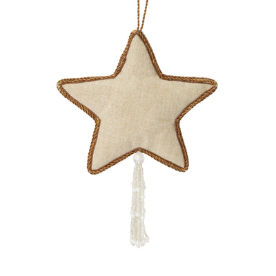 Beads Ornament Star White