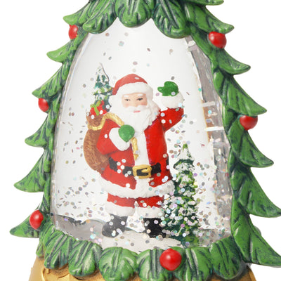 Snow Globe Lighting Tree M Green