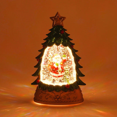 Snow Globe Lighting Tree M Green