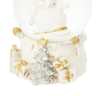 Snow Globe Snowman Small White