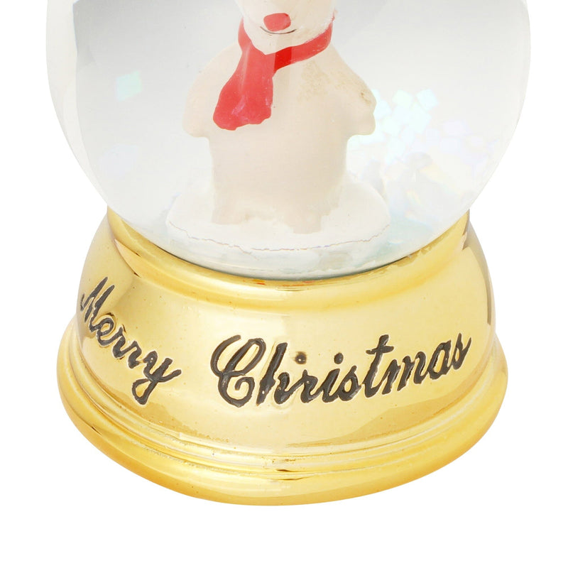 Snow Globe Reindeer Xs Gold