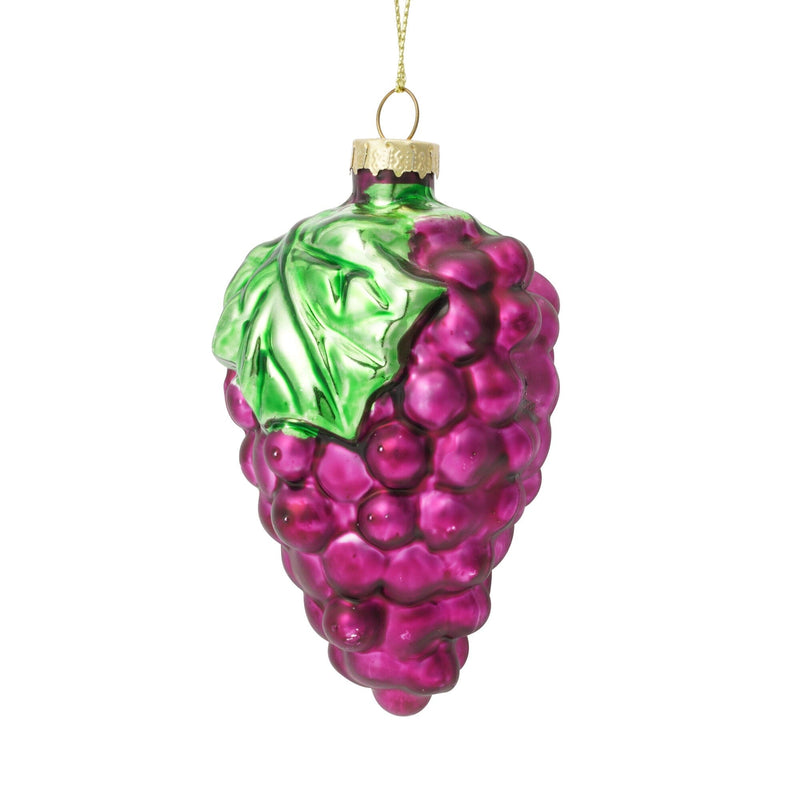 Glass Ornament  Grape