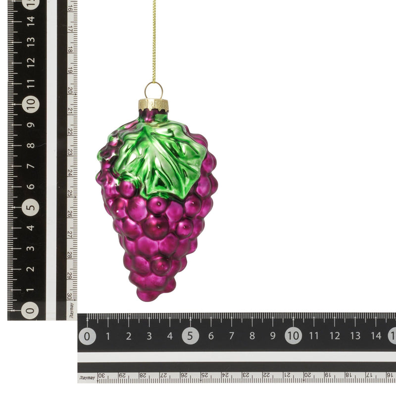 Glass Ornament  Grape