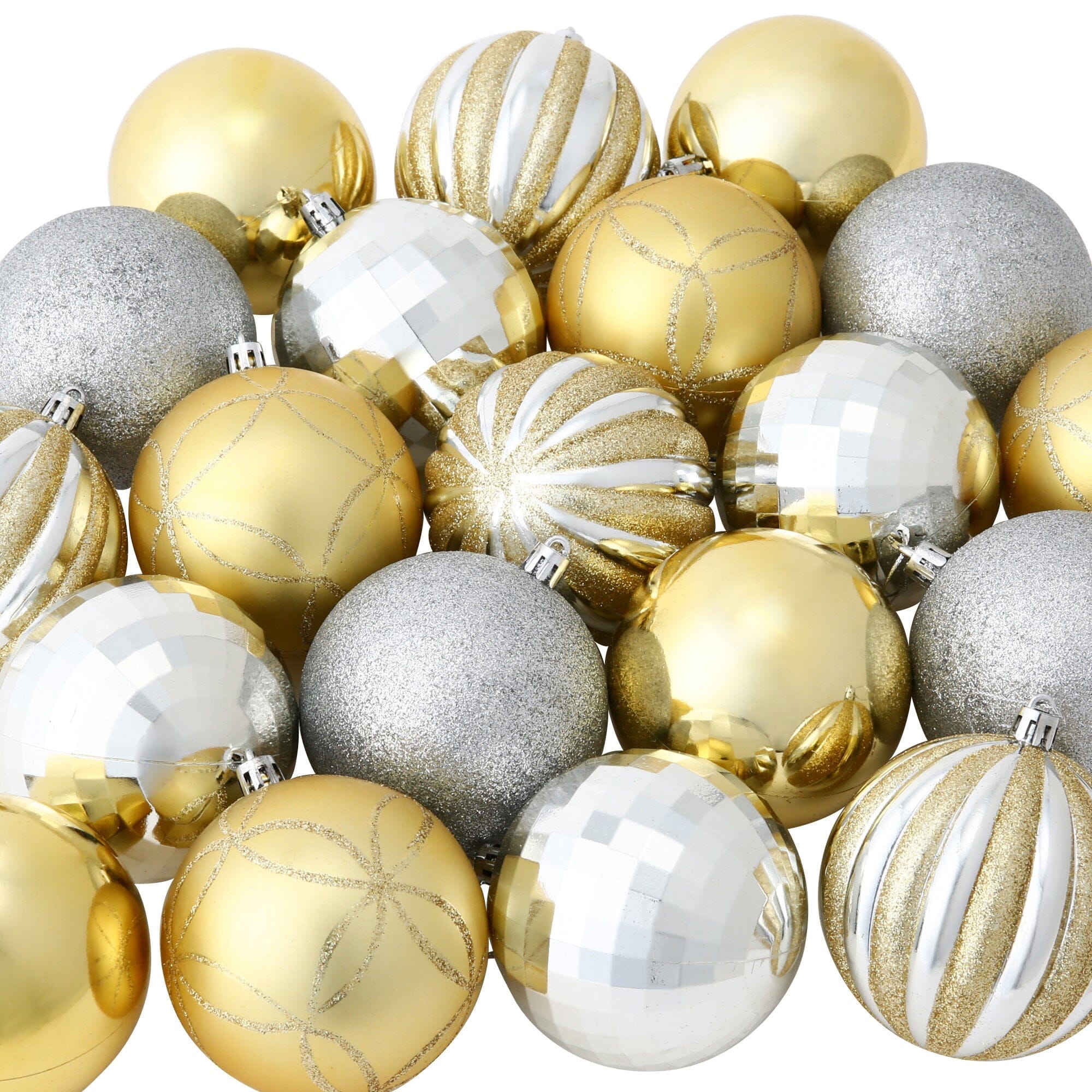 Set Ornaments 8cm 20 Pieces Gold