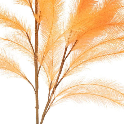 仿真植物蒲葦橙色