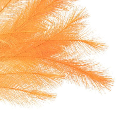 仿真植物蒲葦橙色