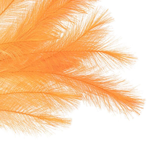 仿真植物蒲葦橙色