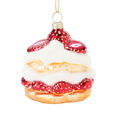 Glass Ornament Strawberry Cake