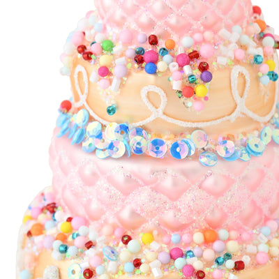 Glass Ornament Cake Stand