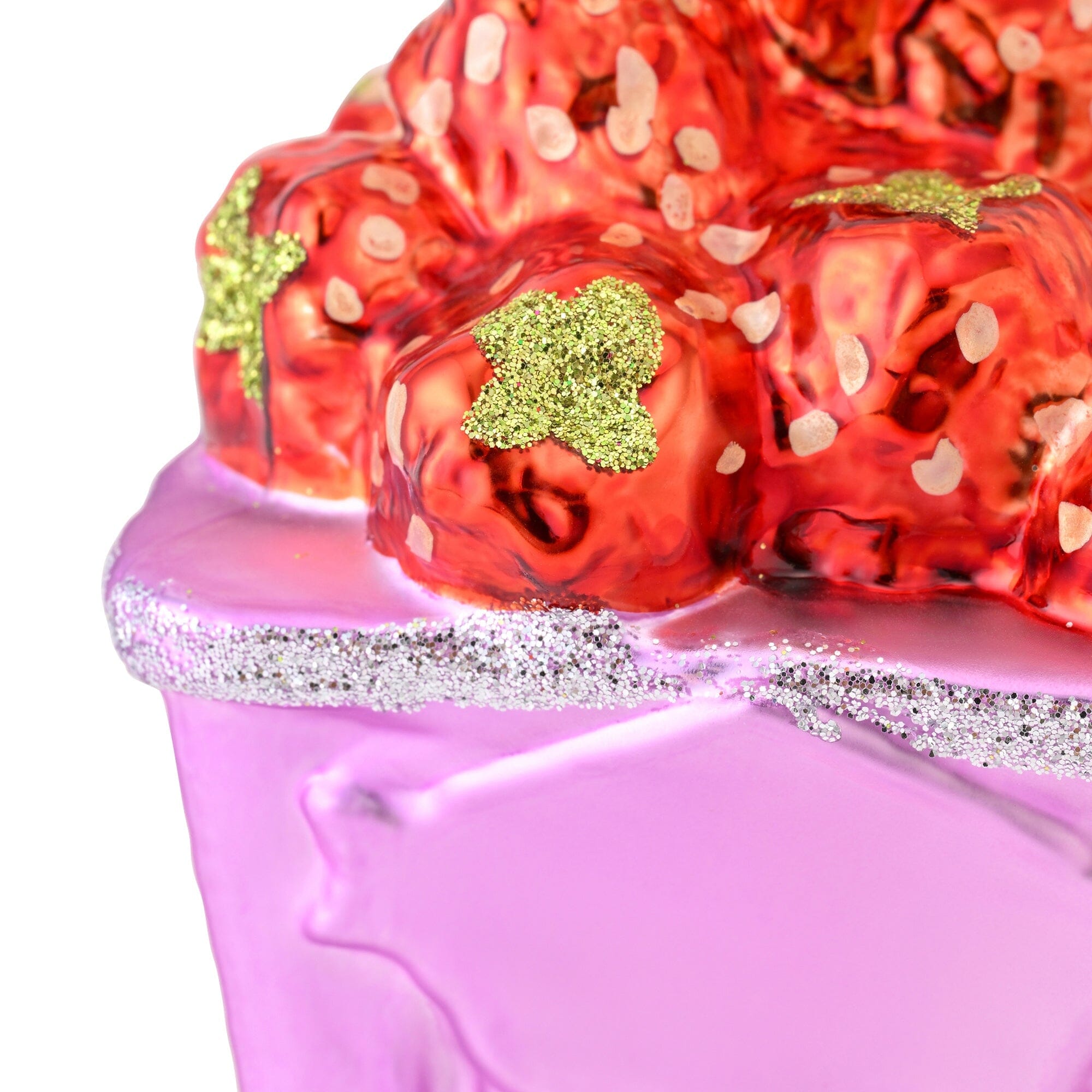 Glass Ornament Strawberry Picking