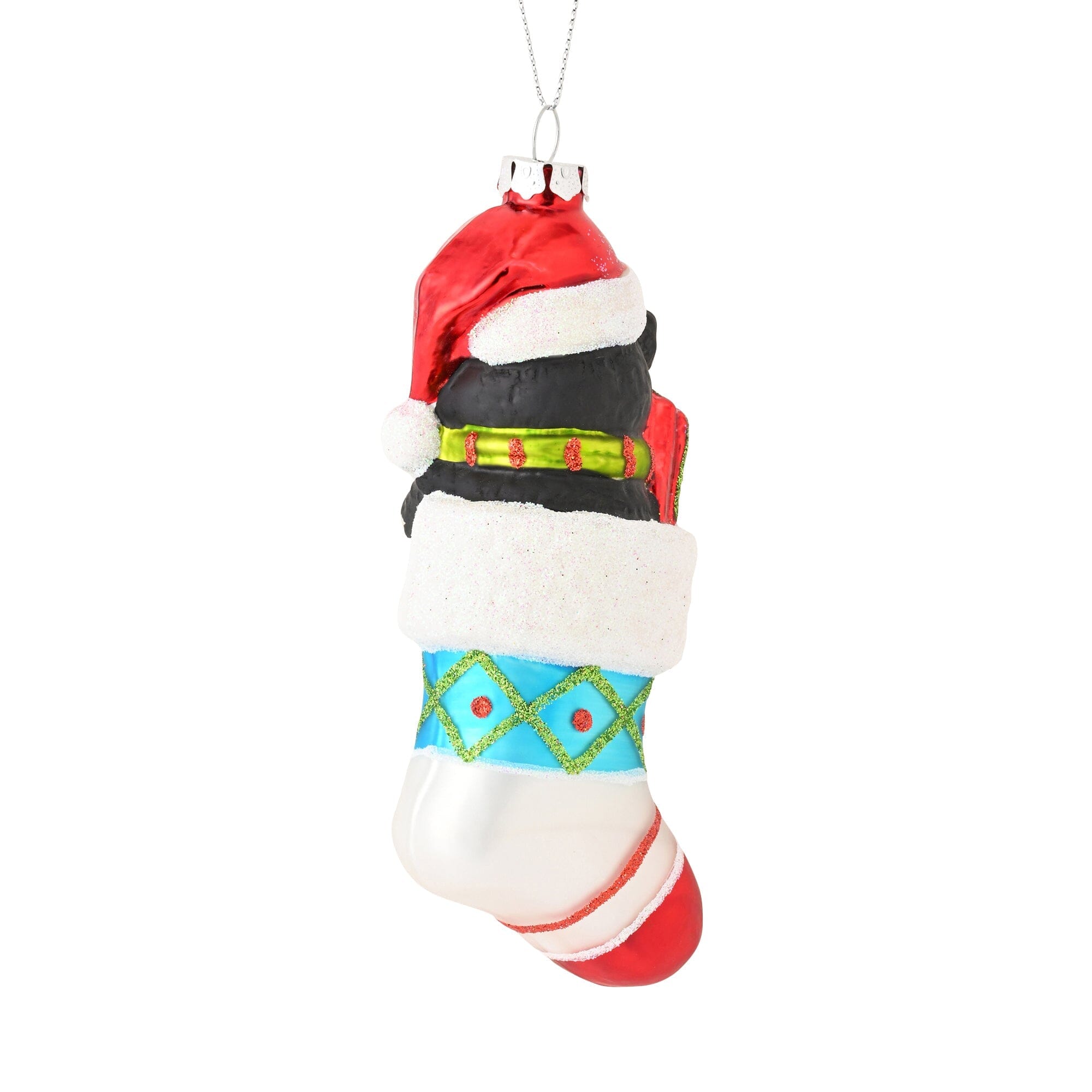 Glass Ornament Cat Socks