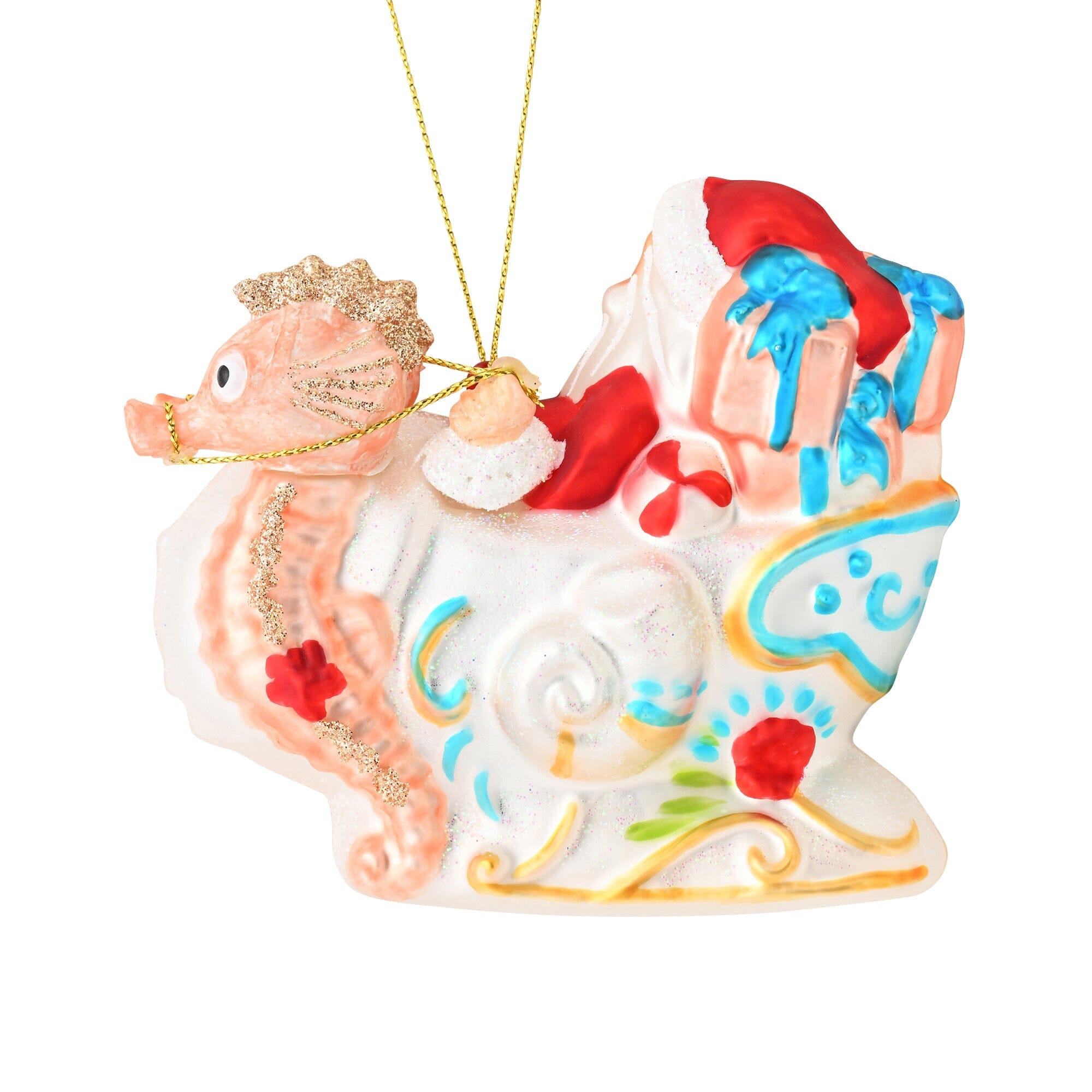 Glass Ornament Santa Southern