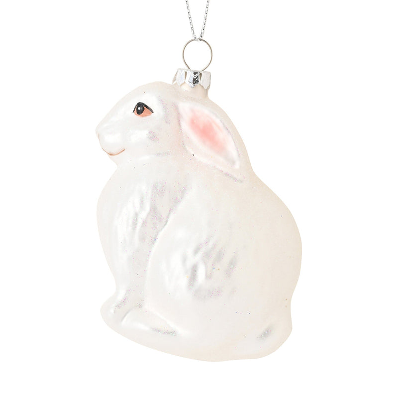 Glass Ornament Rabbit