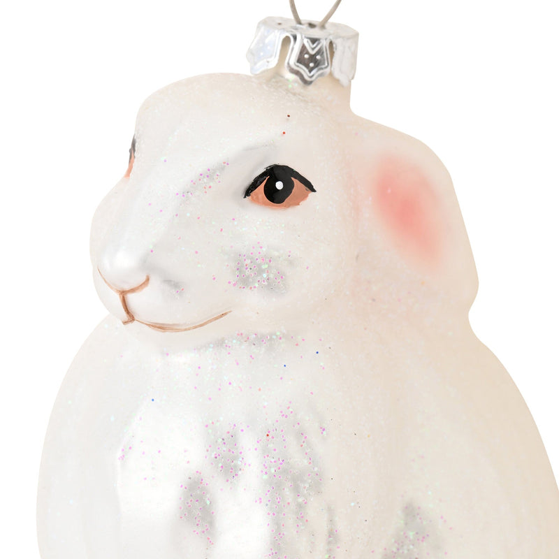 Glass Ornament Rabbit