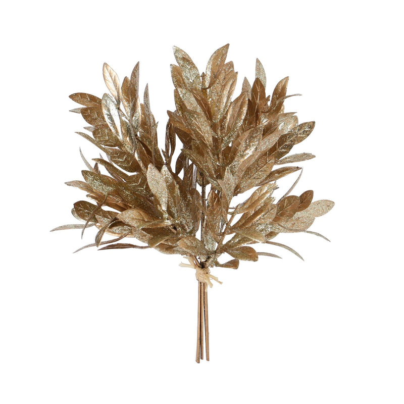 Art Plant Tea Leaf Bouquet Gold