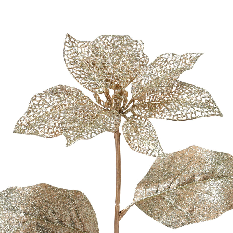 Art Plant Poinsettia Gold