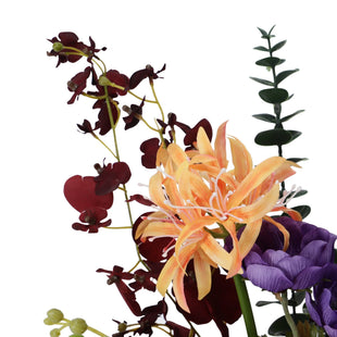 Diamond Lily Bouquet Mix Yellow x Purple