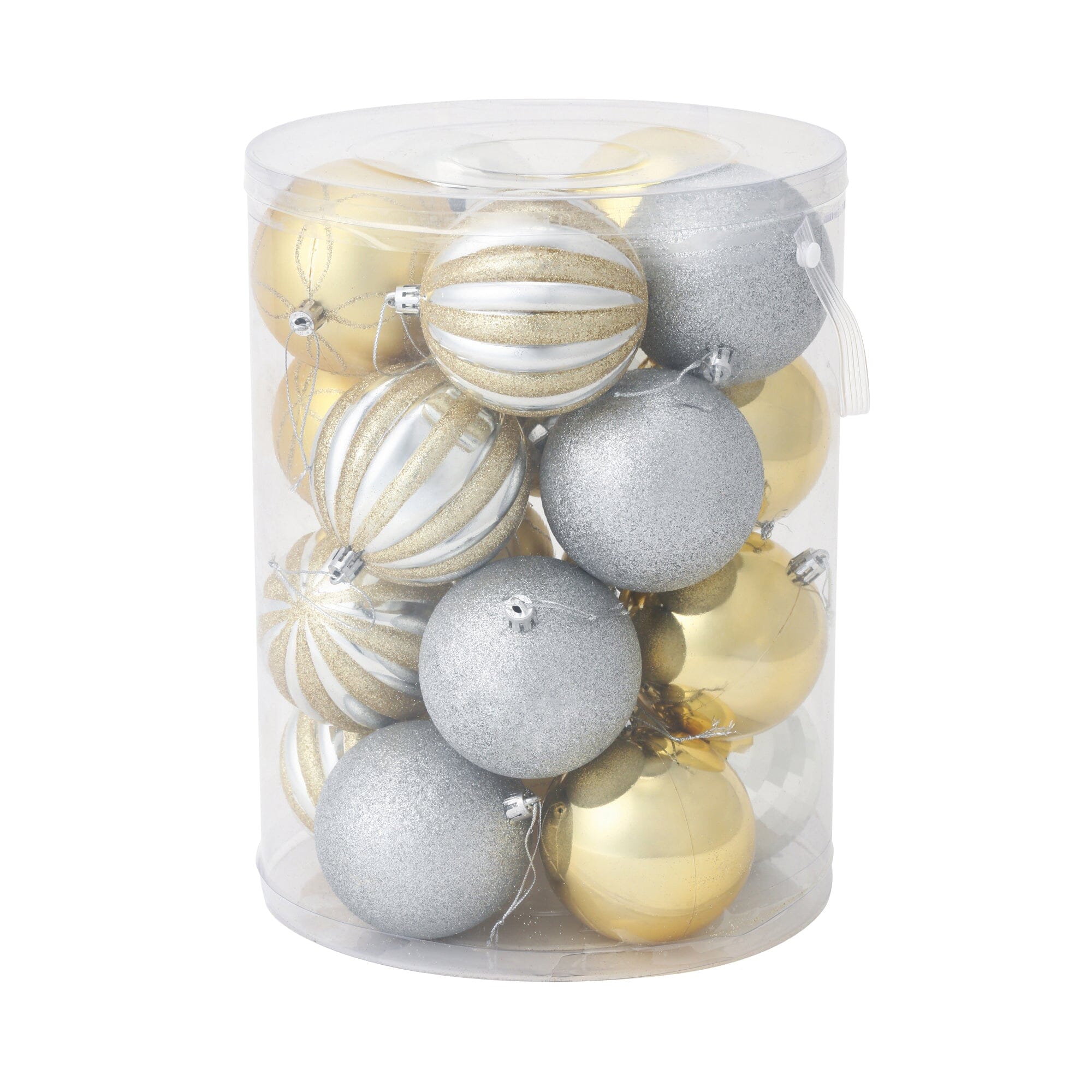 Set Ornaments 8cm 20 pcs Gold