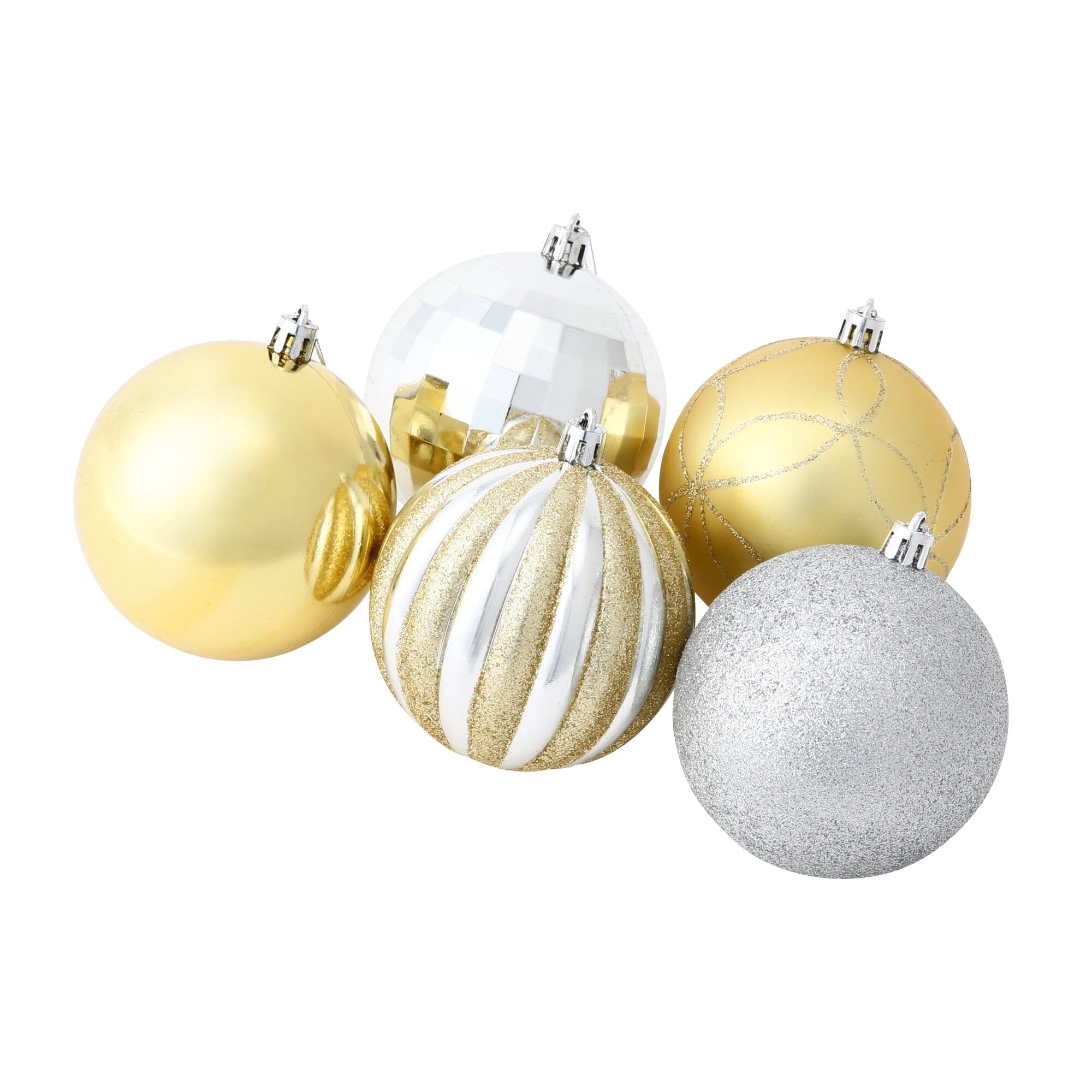 Set Ornaments 8cm 20 pcs Gold