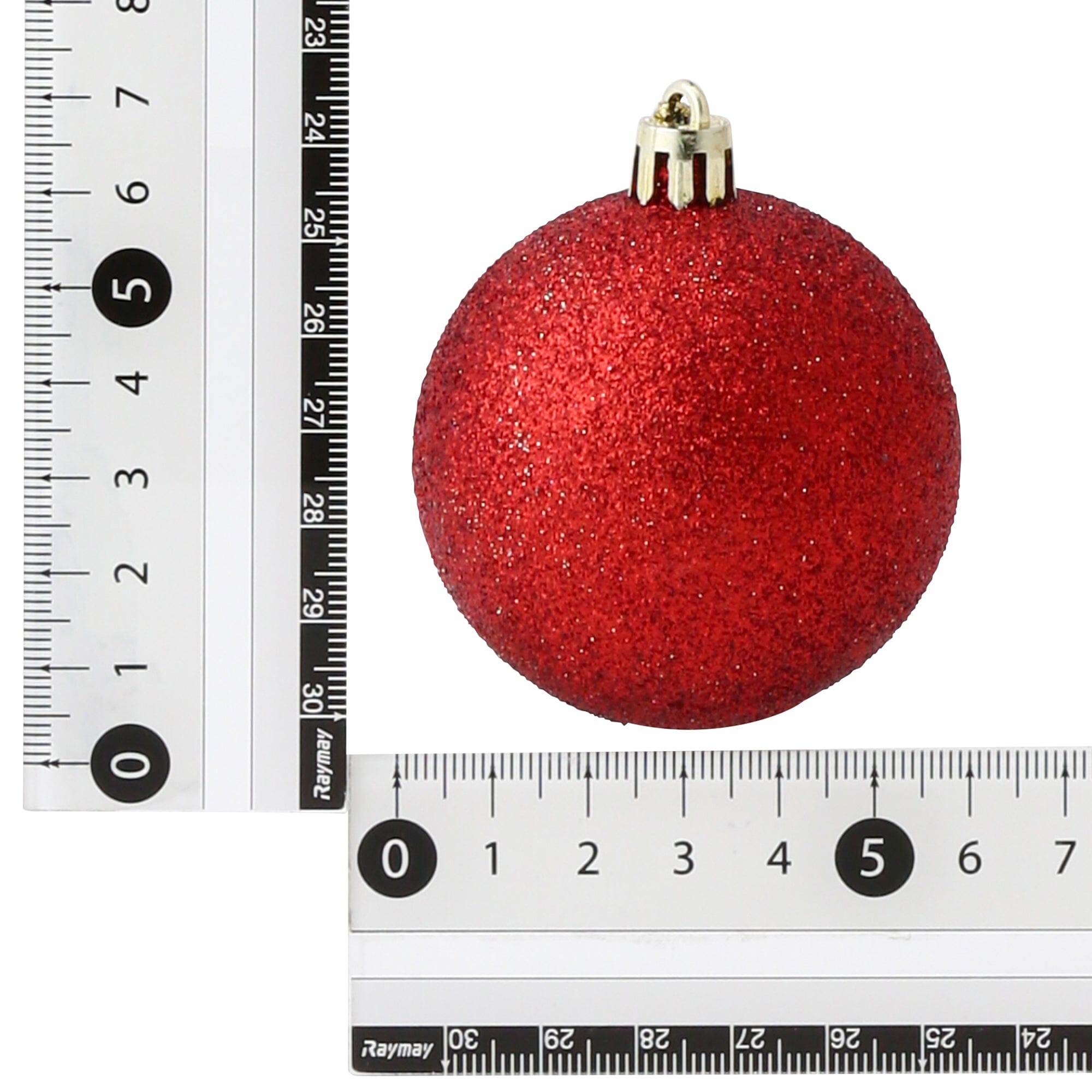 Set Ornaments 6cm 20 pcs Red