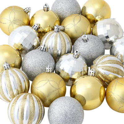 Set Ornaments 6cm 20 pcs Gold