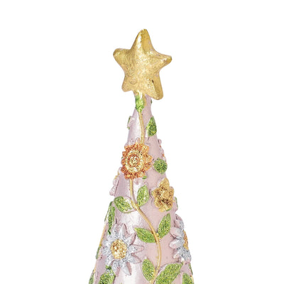 Resin Tree Medium Light Pink