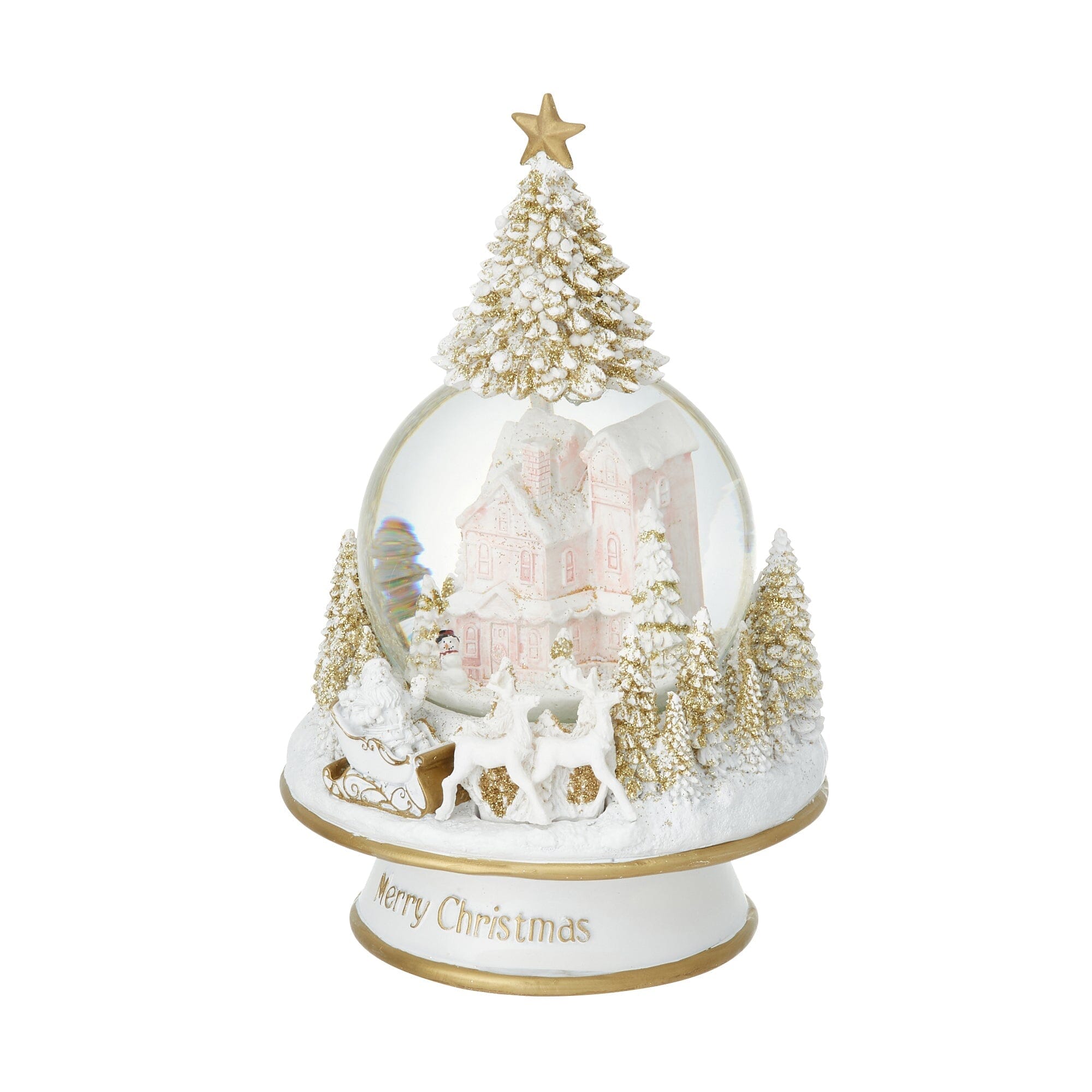 Snow Globe Tree Town Extra large Pink