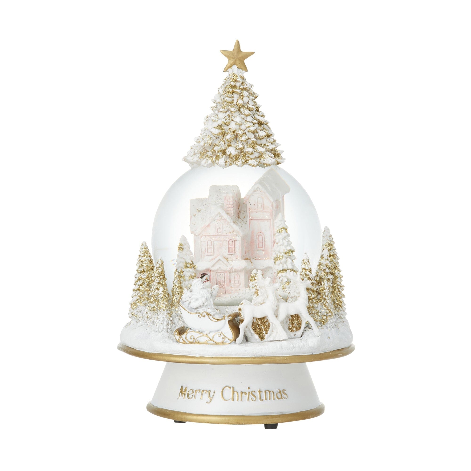 Snow Globe Tree Town Extra large Pink