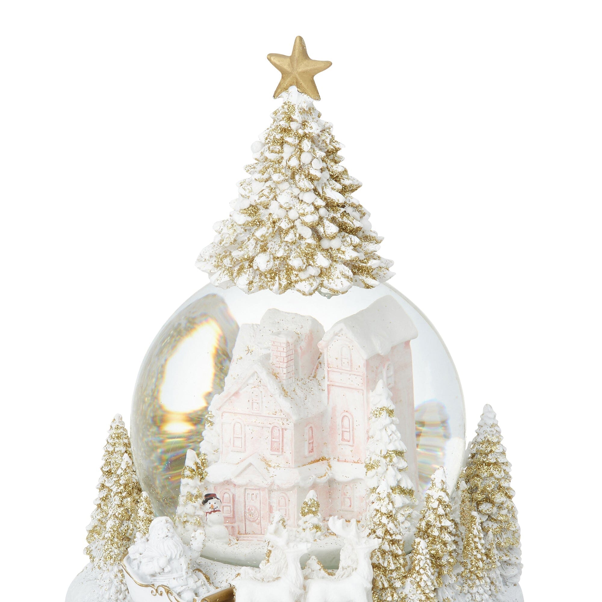 Snow Globe Tree Town Extra large Pink