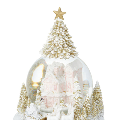 Snow Globe Tree Town Extra large Pink