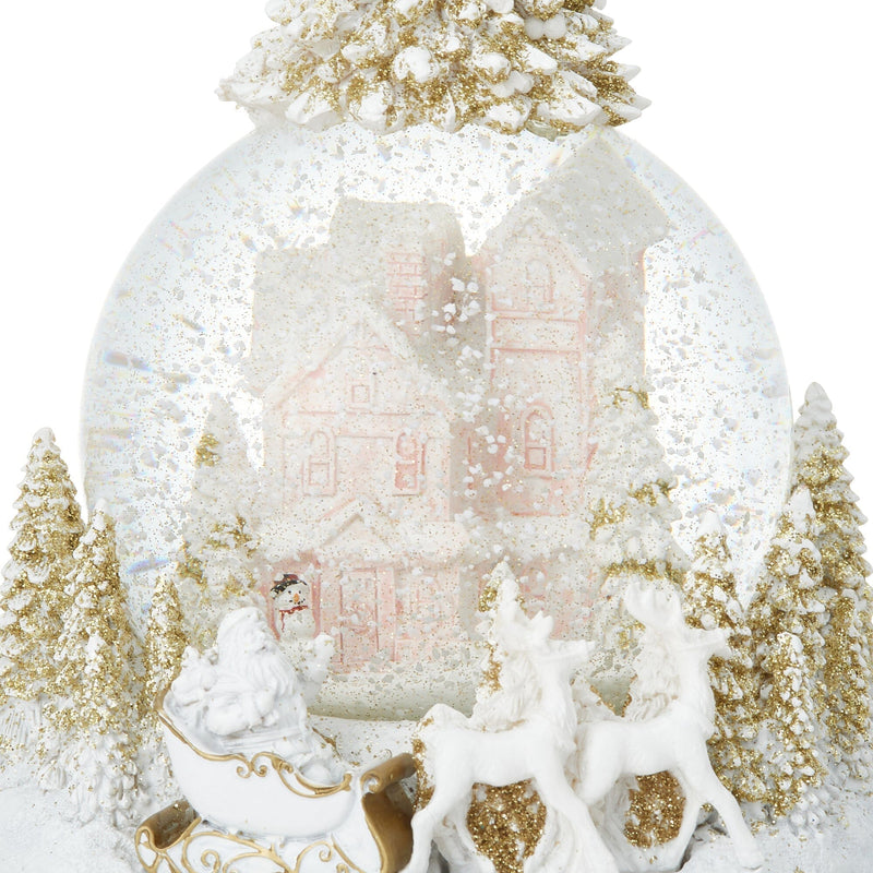 Snow Globe Tree Town Extra large Pink