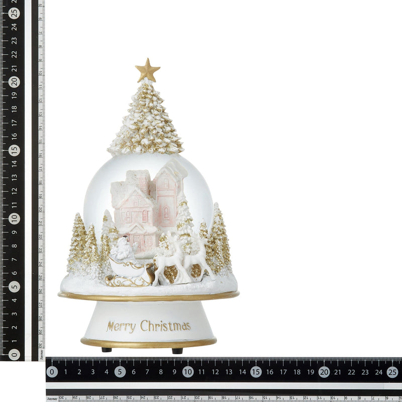Snow Globe Tree Town Extra large Pink