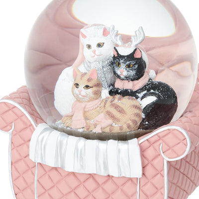 Snow Globe Cat Sofa Large Pink