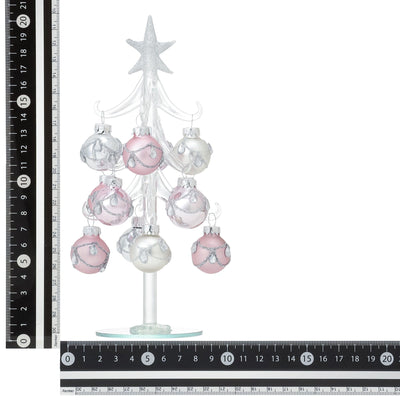 Glass Tree Ball Medium Light Pink