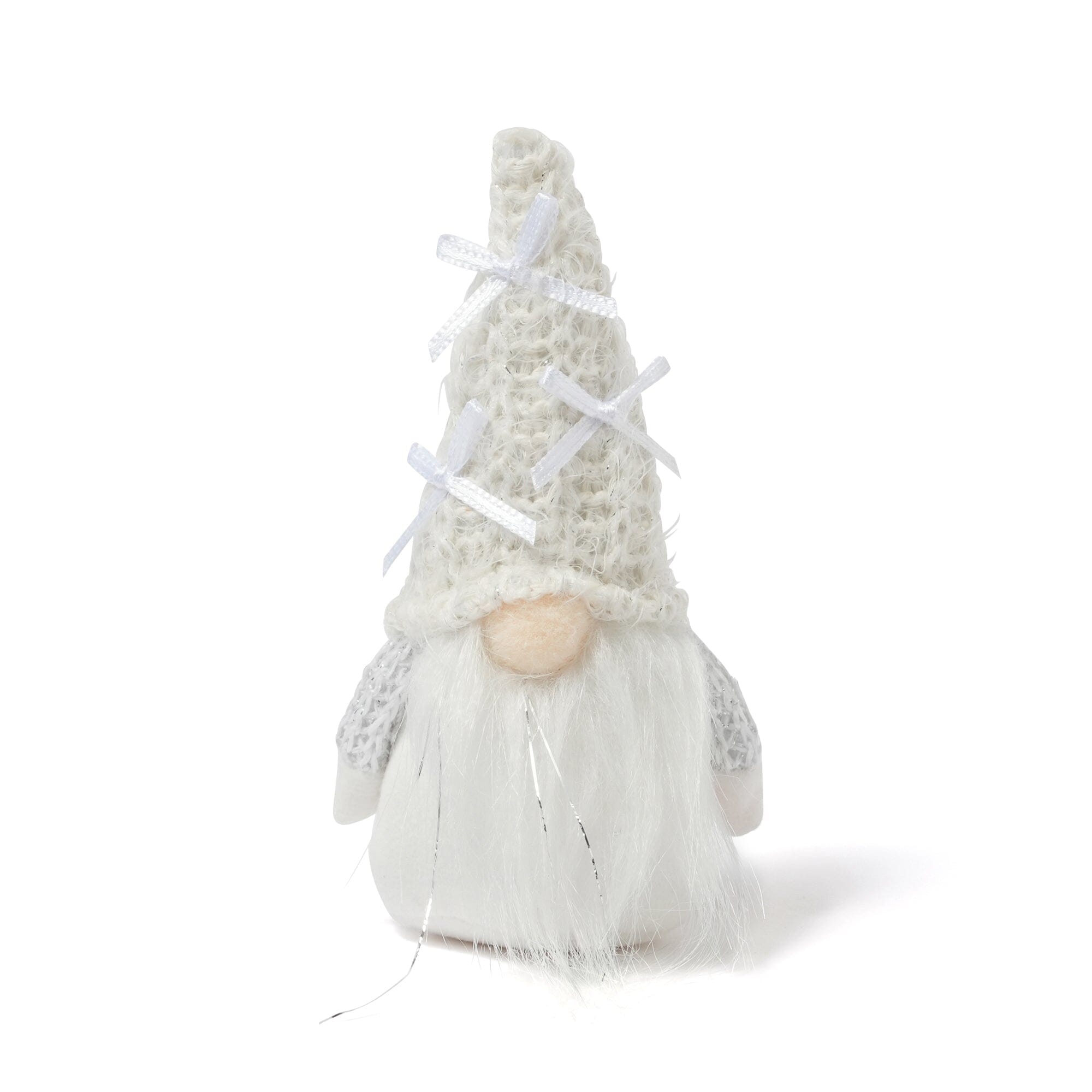 Nordic Santa Ribbon Small White