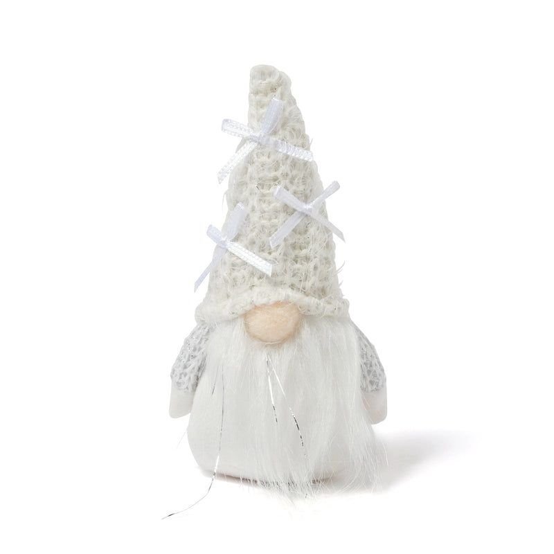 Nordic Santa Ribbon Small White