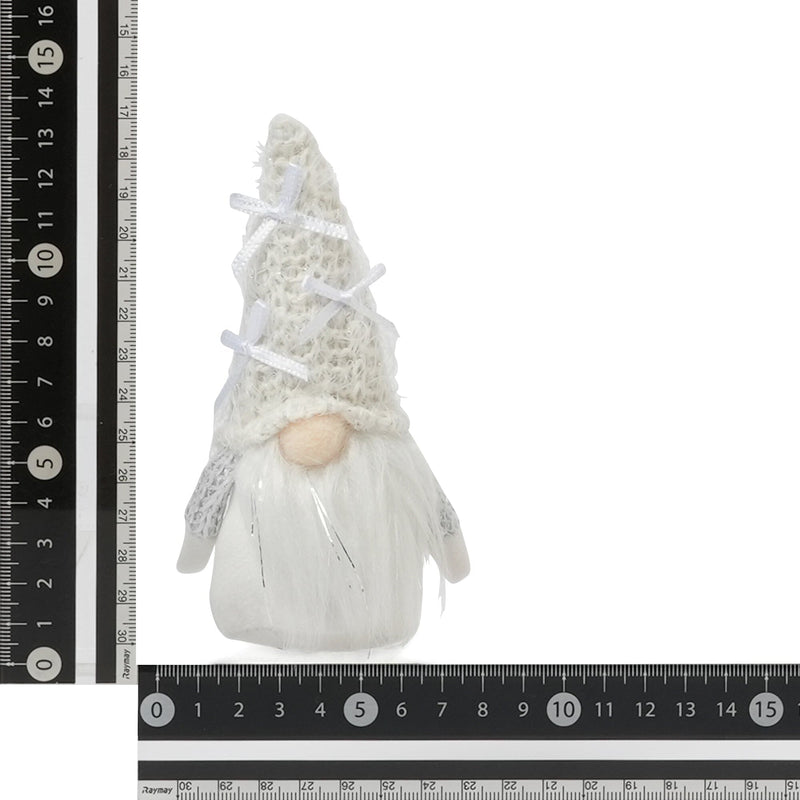 Nordic Santa Ribbon Small White