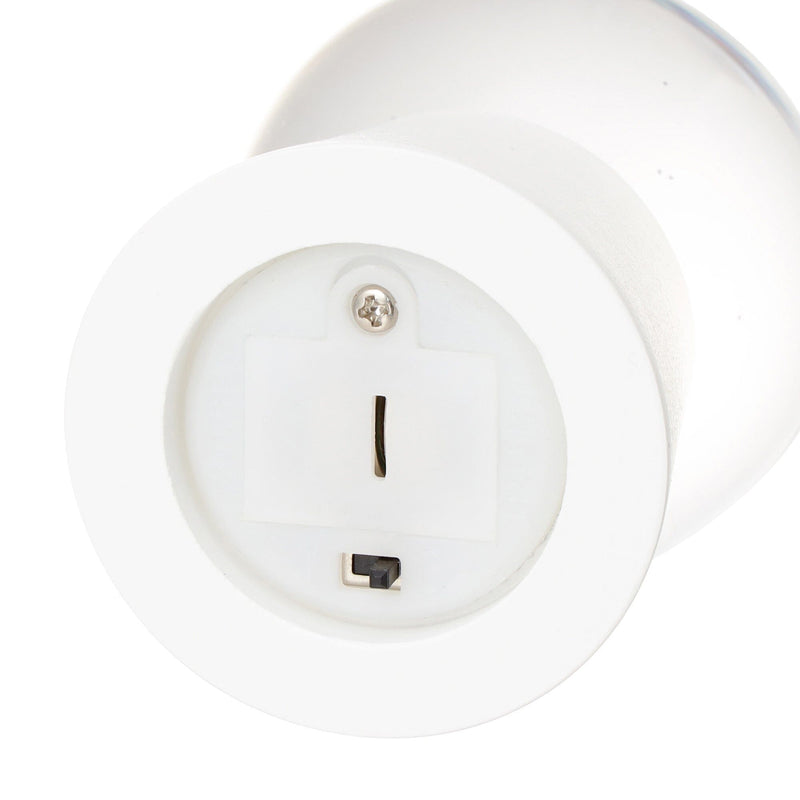 Led Snow Globe Tree Small White