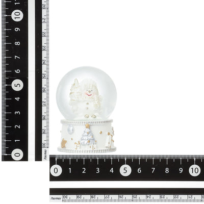 Snow Globe Snowman Small White