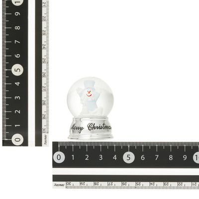Snow Globe Snowman XS Silver